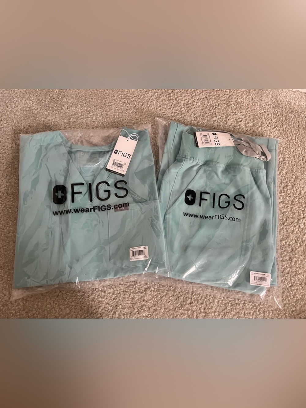 Figs Seaglass Scrub Set